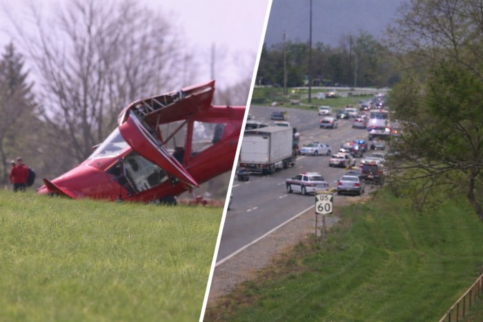 accidente de avión en Lexington